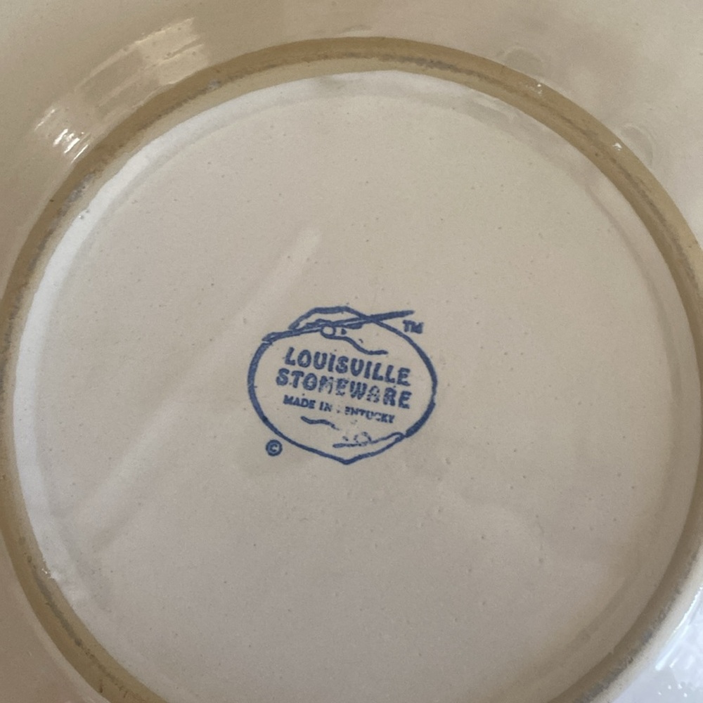 Louisville Stoneware Cornflower Bachelor Button Dinner Plates - Picture 3 of 3